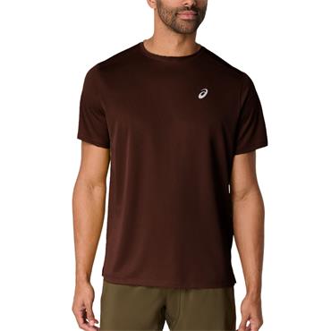 Asics Mens Core SS Top - Brown