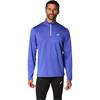 Asics Mens Core Long Sleeve 1/2 Zip Winter Top - BLUE