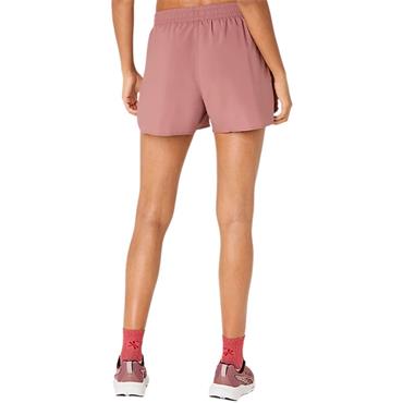 Asics Womens Icon 4IN Shorts - Burgandy