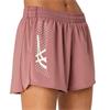 Asics Womens Icon 4IN Shorts - Burgandy
