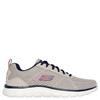 SKECHERS MENS TRACK LESHUR TRAINERS - Cream