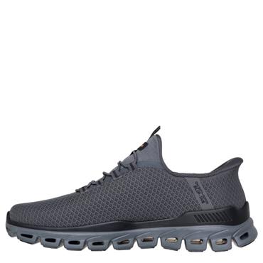 Skechers Men Slip In Glide Step Noxus Shoe - Charcoal Grey