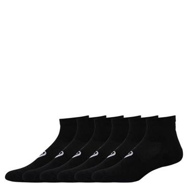 Asics Quarter Socks | 6 Pack - BLACK