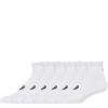 Asics Quarter Socks | 6 Pack - WHITE