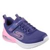 SKECHERS KIDS MICROSPEC MAX ADVANCE FLY Trainers - NAVY/PINK