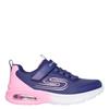 SKECHERS KIDS MICROSPEC MAX ADVANCE FLY Trainers - NAVY/PINK
