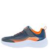 Skechers Kids Microspec Max Advance Trainers - Navy/Orange