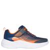 Skechers Kids Microspec Max Advance Trainers - Navy/Orange