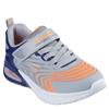 SKECHERS KIDS MICROSPEC MAX ADVANCE Trainers - Grey/Navy