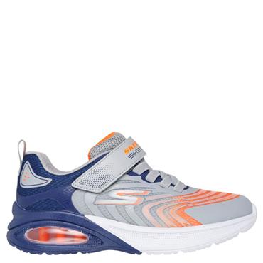 SKECHERS KIDS MICROSPEC MAX ADVANCE Trainers - Grey/Navy