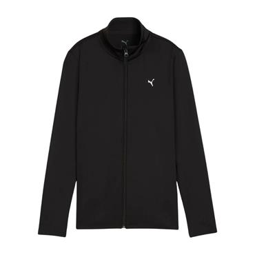 PUMA WOMENS STRONG  FULL ZIP JACKET - BLACK