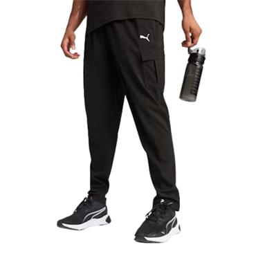 PUMA MENS TAD TECH WOVEN CARGO PANTS - BLACK