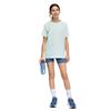 PUMA GIRLS TRAIN ALL DAY ESSENTIAL CAT LOGO TSHIRT - BLUE