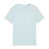 PUMA GIRLS TRAIN ALL DAY ESSENTIAL CAT LOGO TSHIRT - BLUE