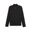 PUMA MENS M RUN VELOCITY CLOUDSPUN HALF ZIP - BLACK