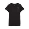 PUMA WOMENS W MASS MERCHANTS ACTIVE TSHIRT - BLACK