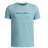 Under Armour Wordmark Blur T- Shirt - BLUE