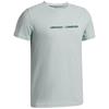 Under Armour Boys Wordmark Blue T- Shirt - BLUE