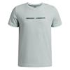 Under Armour Boys Wordmark Blue T- Shirt - BLUE