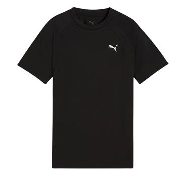 PUMA BOYS EVOSTRIPE TSHIRT - BLACK