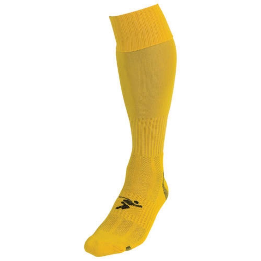 Precision Plain Pro Football Socks Yellow Michael Murphy Sports