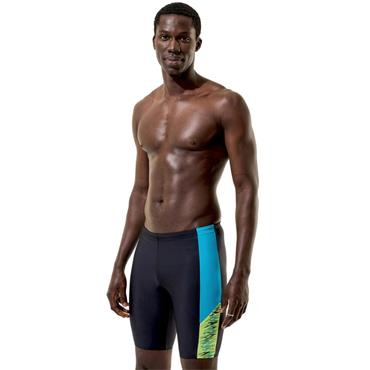 MENS SPEEDO DIVE JAMMER SWIM TRUNK - Black/Green