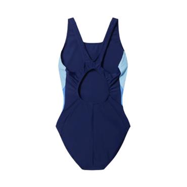 SPEEDO WOMENS COLOURBLOCK MUSCLEBACK SWIMSUIT - Navy/Blue