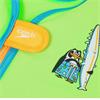 Speedo Printed Float Vest Infants - Blue/Green