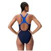 SPEEDO WOMENS MEDLEY LOGO MEDALIST SWIMSUIT - Navy/Blue
