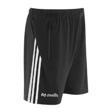 O' Neills Adults Synergy 049 Poly Shorts - Black/White
