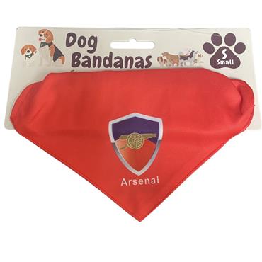 Arsenal Dog Bandana - Red