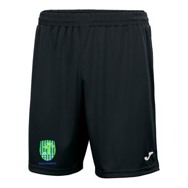 BALLYRAINE FC CRESTED SHORTS - BLACK