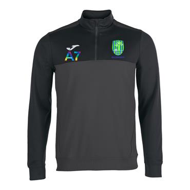 BALLYRAINE F.C HALFZIP - BLACK