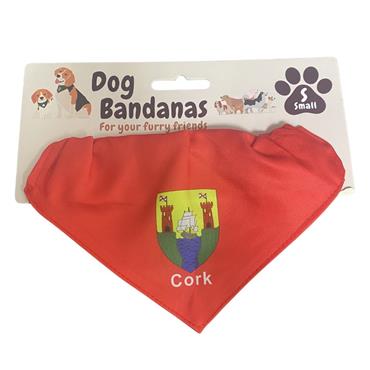 Cork Dog Bandana - Red
