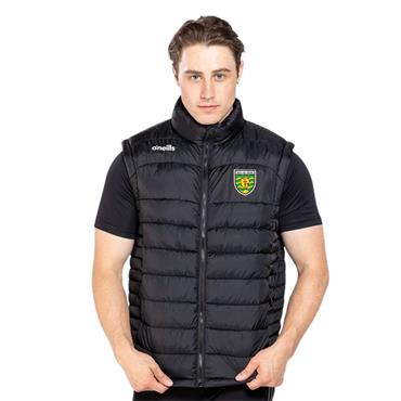 ONEILLS ADULT DONEGAL GAA 069 ANDY PADDED GILET - BLACK