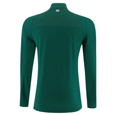 O' Neills Adults Glenswilly Dynamo 184 Brush Half- Zip - GREEN
