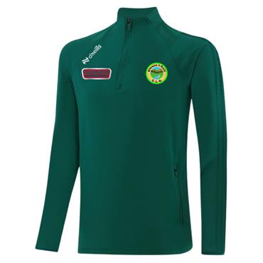 O' Neills Kids Glenswilly Dynamo 184 Brush Half- Zip - GREEN