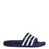 Adidas Mens Adilette Aqua Sliders - Navy/White