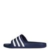 Adidas Mens Adilette Aqua Sliders - Navy/White