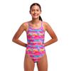 FUNKITA GIRLS SINGLE STRAP ONE PIECE LEAVE IN - Multi
