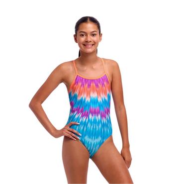 FUNKITA GIRLS SINGLE STRAP ONE PIECE BIRDIE BIRD - Multi