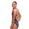 Funkita Womens Single Strap One Piece | Feeling Rosy - Multi