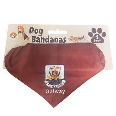 Galway Dog Bandana - Maroon