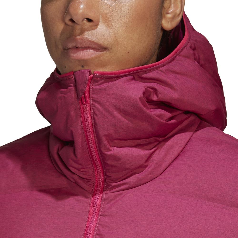 Adidas Womens Helionic Padded Jacket Pink Michael Murphy Sports