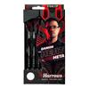 Harrows Damon Heta Natural Quick Point 90% Steel Tip Dart - Black/Red