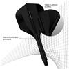 Harrows Darts Solo No.6 Integrated Flights and Shaft - BLACK