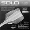 Harrows Darts Solo No.6 Integrated Flights and Shaft - Clear