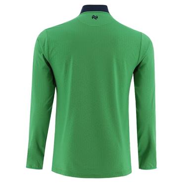 O' Neills Adults Donegal Hydra 184 Brush Half- Zip Top Pockets - GREEN