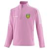 O' Neills Girls Donegal Hydra 184 Brush Half- Zip Top Pockets - Pink