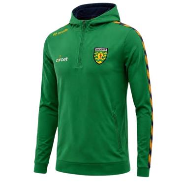 O' Neills Kids Donegal Imperium 101 Tech Fleece Half- Zip Hoodie - GREEN